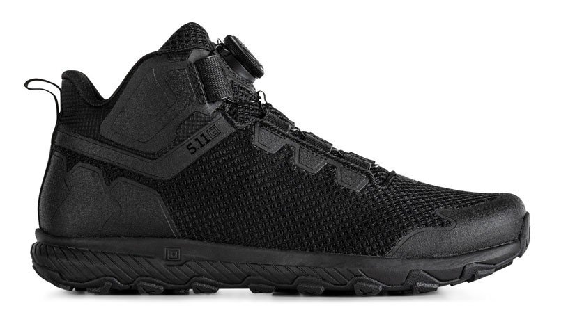 Bota 5.11 A/T BOA Lite negra con cierre BOA